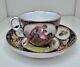 Antique Late 18-early 19 Century English Coalport, Porcelain Tea Cup And Saucer