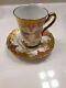 Antique Limoges Tea Cup And Saucer Ornate Koch And Company