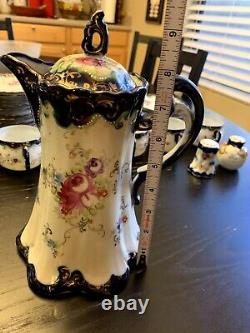 Antique tea set cup porcelain