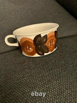 Arabia finland rosmarin tee cup with saucer set of 6