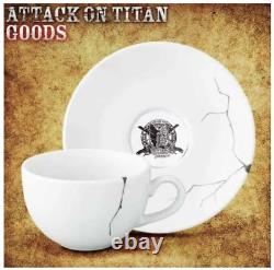 Attack on Titan USJ Levi Tea cup Saucer set Universal Studios JAPAN from JAPAN