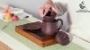 Authentic Handmade Yixing Tea Cup With Infuser And Saucer