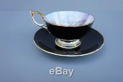 Aynsley Clipper Ship Black Tea Cup with Saucer