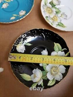 Aynsley Dogwood Flowers Pattern 5 TeaCups and Saucers