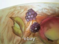 Aynsley England Tea Cup And Saucer Orchard Fruit Signed D. Jones N. Brunt