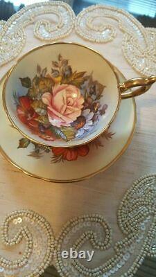 Aynsley Teacup And Saucer Signed