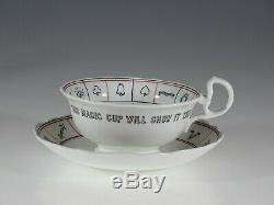 Aynsley The Nelros Cup of Fortune Rare Tea Cup and Saucer, England c. 1904-10