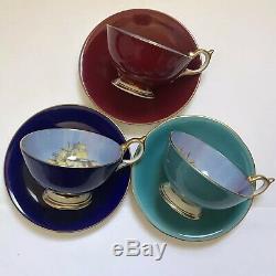 Aynsley tea cup and saucer(3 duos)