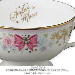 BANDAI Sailor Moon Noritake Collaboration Tea Cup saucer set F/S from JAPAN NEW