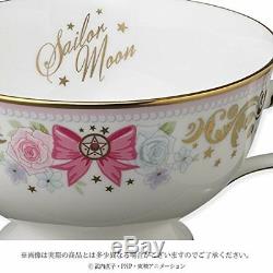 BANDAI Tea Cup saucer set Sailor Moon with Noritake Collaboration from Japan F/S