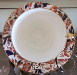 BLOOR DERBY BAMBOO PATTERN (Imari Pallet) 6 huge TEA CUPS & SAUCERS=c1830=RARE