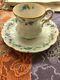 Beautiful Blue/green/gold Floral Teacup And Saucer Carlsbad Austria