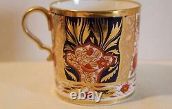 Beautiful Early Royal Crown Derby Cabinet Cup & Saucer Antique Circa 1800