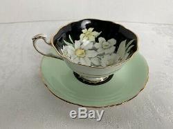 Beautiful Vintage Paragon China Tea Cup And Saucer Spring Bouquet Double Crest