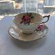 Beautiful Vintage Paragon Pale Yellow And Pink Rose Tea Cup, And Saucer