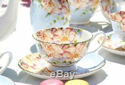 Bone China Ceramic Coffee Tea High Quality Porcelain Set