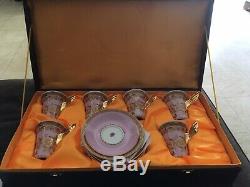 Boxed set of 6 Cup And Saucers- Le. Jarden De -Versace By Rosenthal