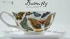 Butterfly Tea Cup U0026 Saucer