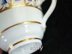 C1796 Antique Worcester Barr & Flight & Barr Tea Cup & Saucer Pinched Handle