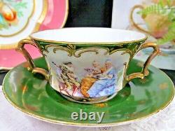 CARLSBAD tea cup and saucer courting couple love story teacup ladies Austria