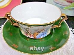 CARLSBAD tea cup and saucer courting couple love story teacup ladies Austria