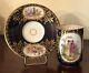 C. 1900 Royal Vienna Style Chocolate Teacup & Saucer Hand Painted Watteau Scenes