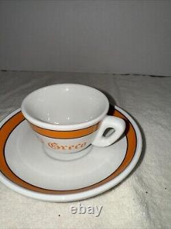 Caffe' Greco original tea cup and saucer from Rome Italy