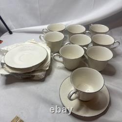 Carico Chantilly Cup & Saucer 7953.9 Cups 7 Saucer Set Made In Japan NOS