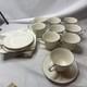 Carico Chantilly Cup & Saucer 7953.9 Cups 7 Saucer Set Made In Japan Nos