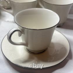 Carico Chantilly Cup & Saucer 7953.9 Cups 7 Saucer Set Made In Japan NOS