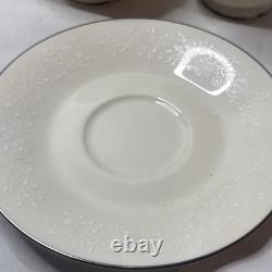 Carico Chantilly Cup & Saucer 7953.9 Cups 7 Saucer Set Made In Japan NOS