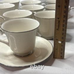 Carico Chantilly Cup & Saucer 7953.9 Cups 7 Saucer Set Made In Japan NOS