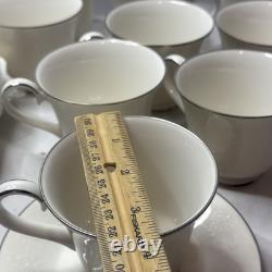 Carico Chantilly Cup & Saucer 7953.9 Cups 7 Saucer Set Made In Japan NOS