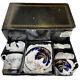 Casati Aramco Importsfine Porcelain 10 Pc Tea Cup And Saucer Set /box #1233-ts12