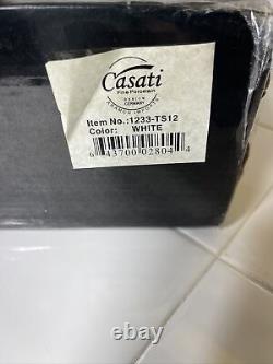 Casati ARAMCO IMPORTSFine Porcelain 10 pc Tea Cup and Saucer Set /Box #1233-TS12
