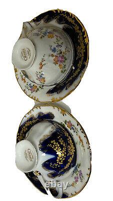 Casati ARAMCO IMPORTSFine Porcelain 10 pc Tea Cup and Saucer Set /Box #1233-TS12