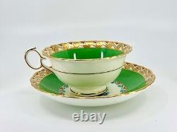 Cauldon Arts & Crafts Movement Tea Cups & Saucers Set of 6