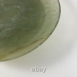 China Jade Demitasse Set Teacup Two Saucers Dragon Spoon Nephrite Celadon