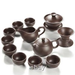 Chinese kungfu tea set yixing zisha guaranteed quality tea pot gaiwan tea cups