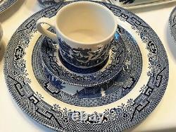 Churchill England Butter Dish, Casserole Dish Tea Cups & Saucers Platter 37 Pc