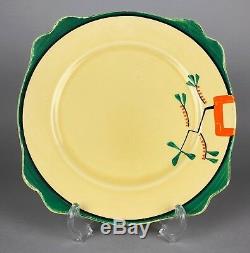 Clarice Cliff -ravel- Wilkinson Bizarre Tea Set Trio Cup Saucer Lunch Cake Plate