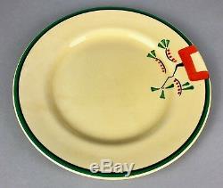 Clarice Cliff -ravel- Wilkinson Bizarre Tea Set Trio Cup Saucer Lunch Cake Plate