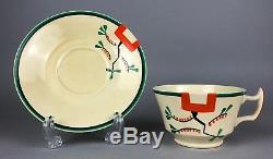 Clarice Cliff -ravel- Wilkinson Bizarre Tea Set Trio Cup Saucer Lunch Cake Plate