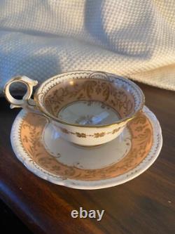 Coal Port England c1840 Porcelain TeaCup $ Saucer bone china hand painted