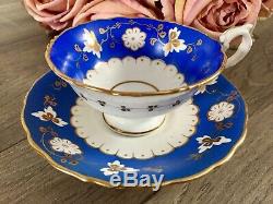 Coalport Adelaide Tea Set Blue Duck Spout Teapot Tea Coffee Cups Saucers 6810