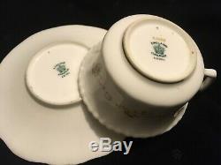 Coalport Batwing Lilac Tea Cup And Saucer (no 2) No Crazing, Chip Or Dicolour