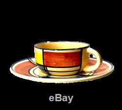 Coffee/Tea Set Six Cups Saucers Eva Zeisel Bauhaus Modernist Schramberg Art Deco