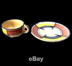 Coffee/Tea Set Six Cups Saucers Eva Zeisel Bauhaus Modernist Schramberg Art Deco