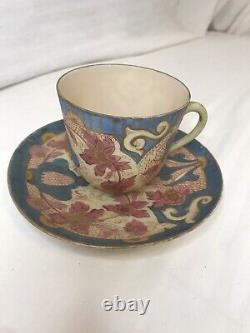 Collectable Antique Staffordshire Teacup and Saucer Bone China