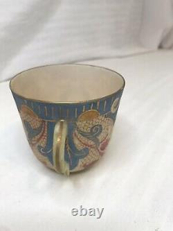 Collectable Antique Staffordshire Teacup and Saucer Bone China